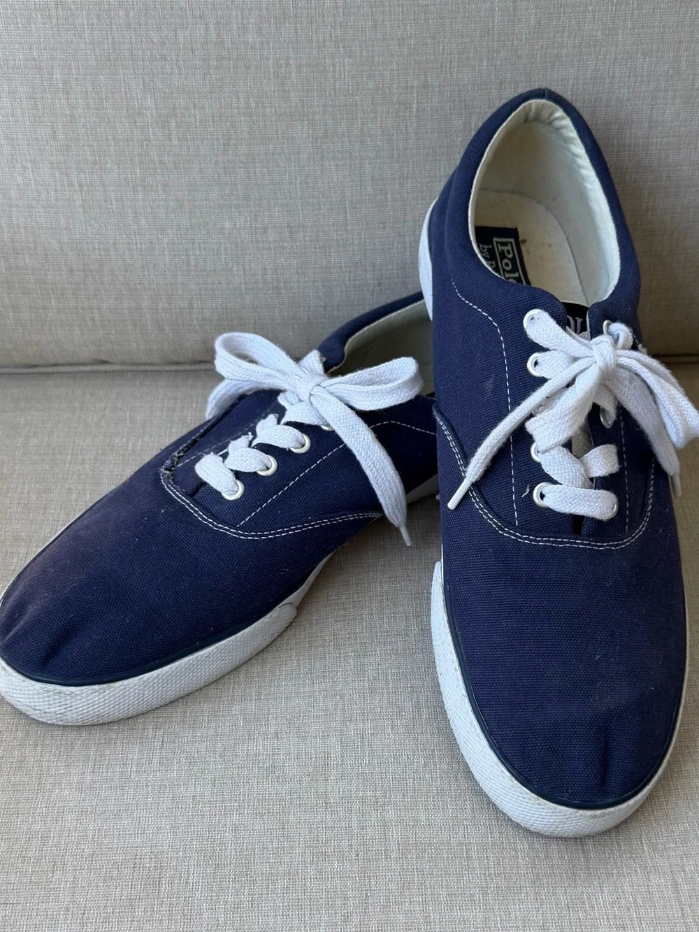 Polo Ralph Lauren Shoes Forestmont Canvas Sneakers Mens Size 12
